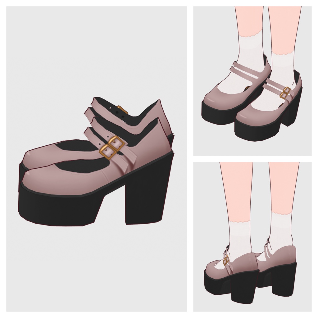 【#VRoid】プラットフォームメリージェーン【#vroidcustomitem】