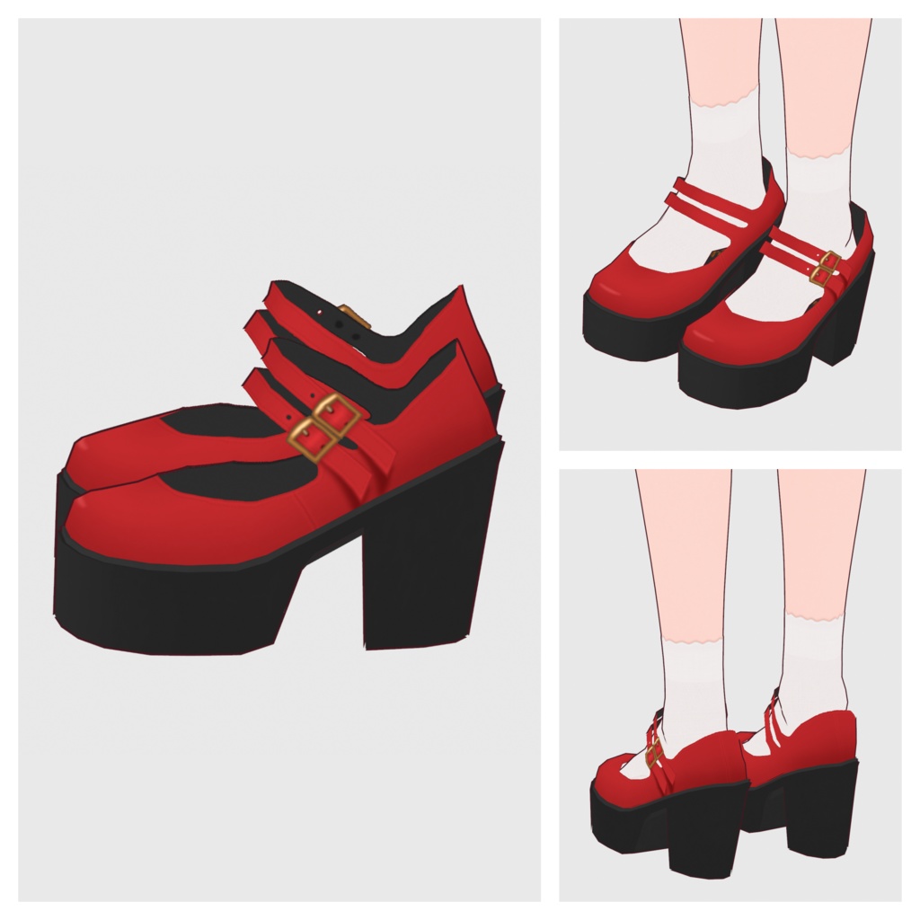 【#VRoid】プラットフォームメリージェーン【#vroidcustomitem】