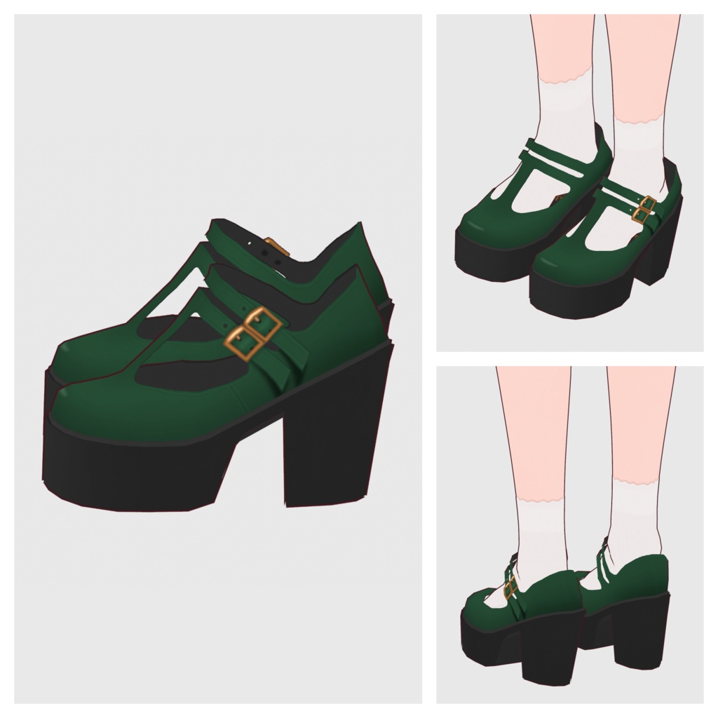 【#VRoid】プラットフォームメリージェーン【#vroidcustomitem】