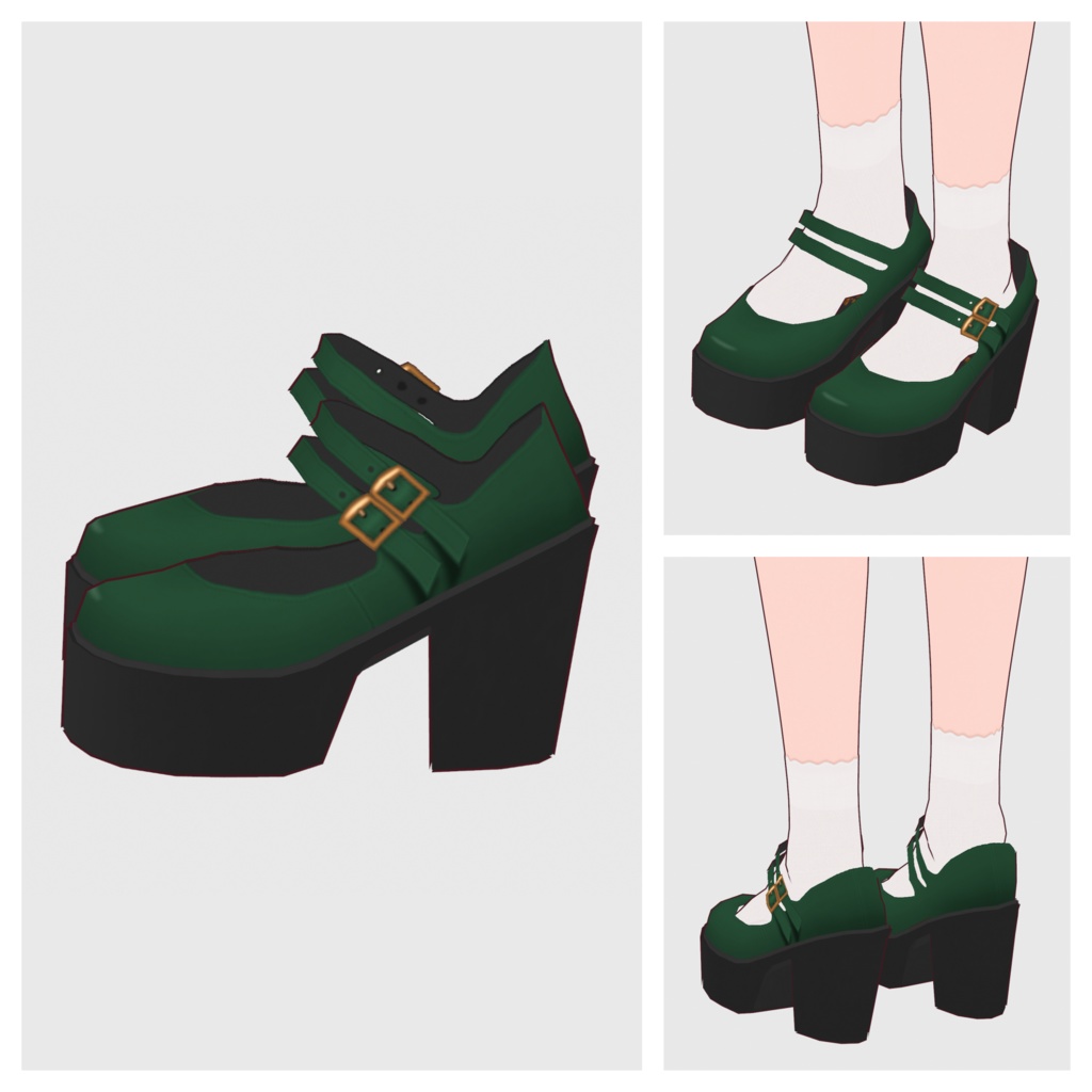 【#VRoid】プラットフォームメリージェーン【#vroidcustomitem】