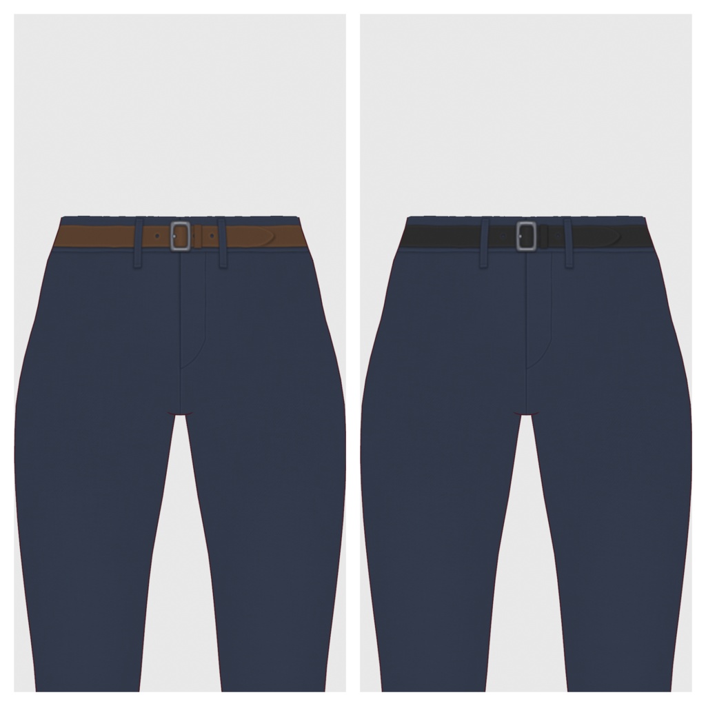 【#VRoid】コットンスキニーパンツ【#vroidcustomitem】