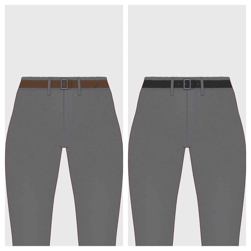 【#VRoid】コットンスキニーパンツ【#vroidcustomitem】