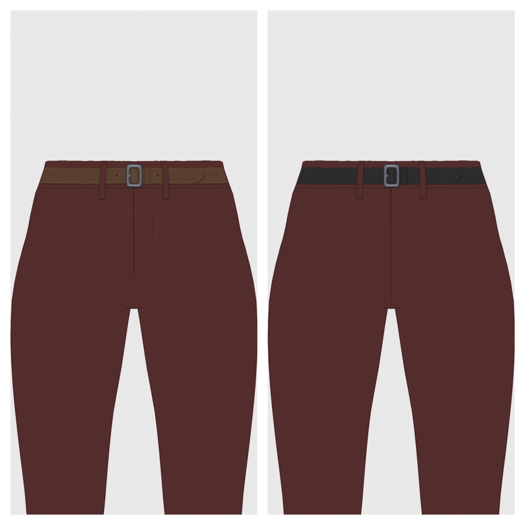 【#VRoid】コットンスキニーパンツ【#vroidcustomitem】