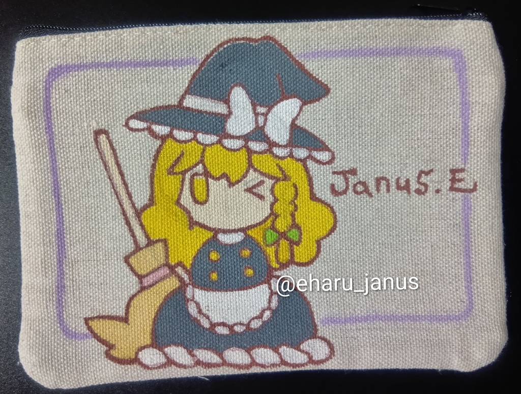 【原画】東方project(手描きのポーチ)