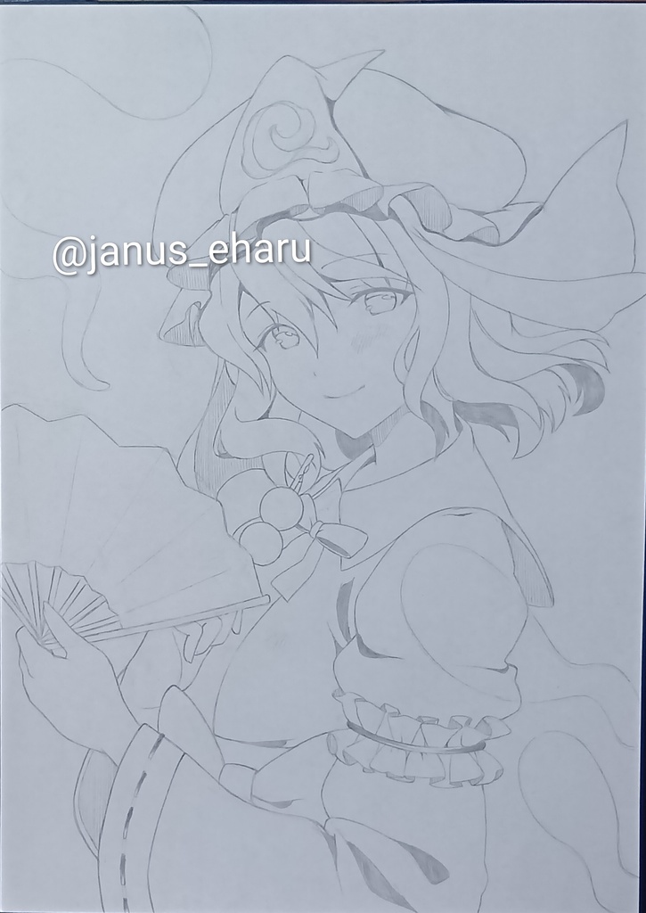【原画】東方project(鉛筆画/A4コピー用紙)