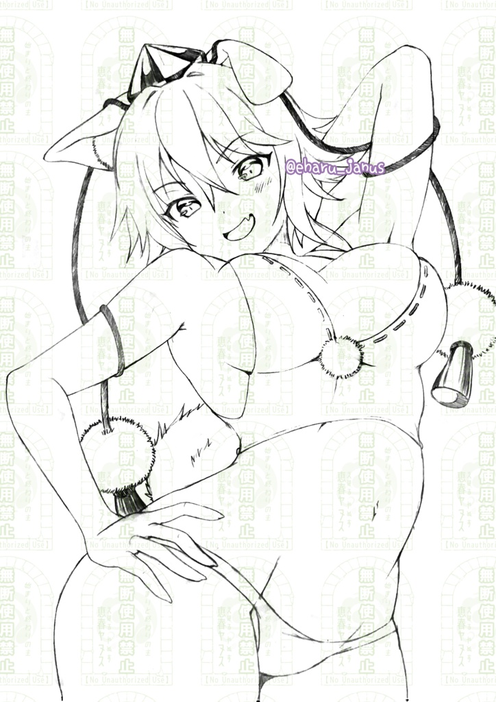 【原画】東方project(鉛筆画/A4コピー用紙)