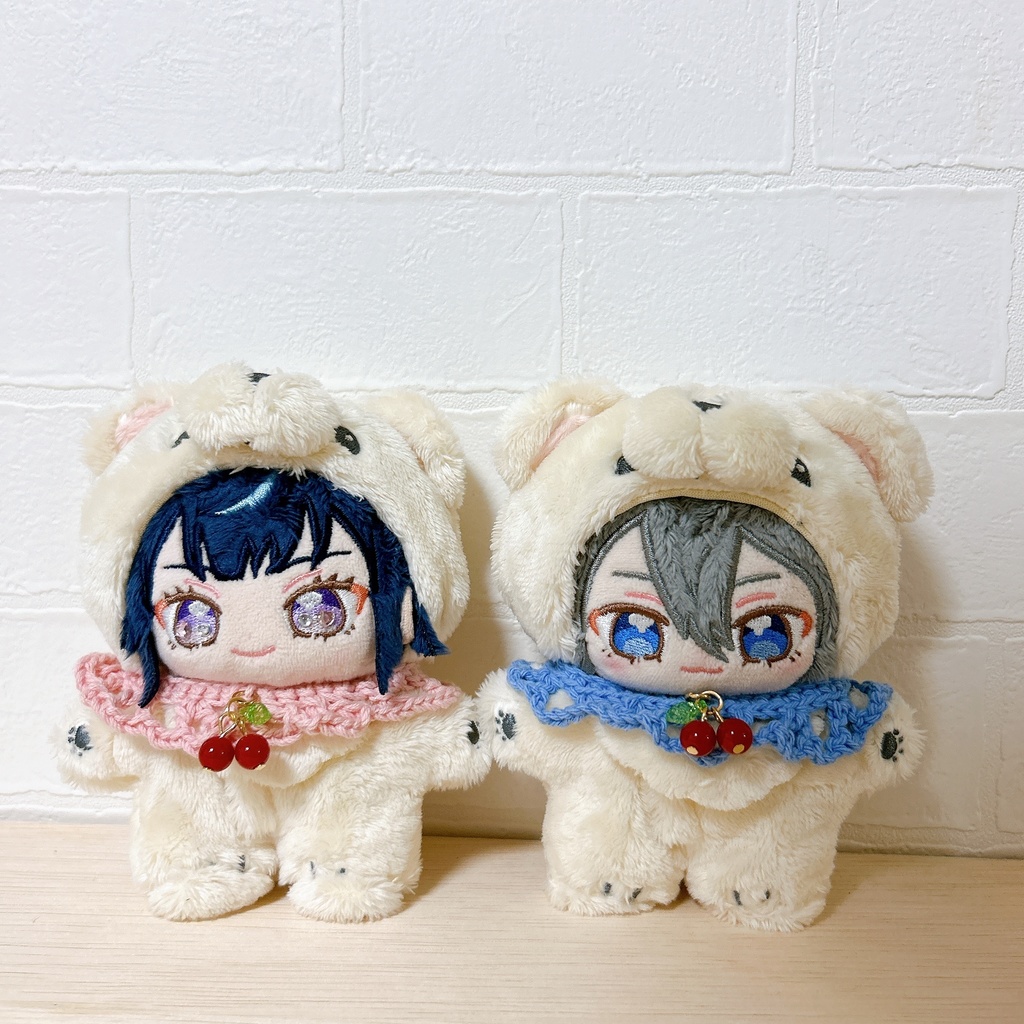 くしゅ編みさくらんぼペアセット