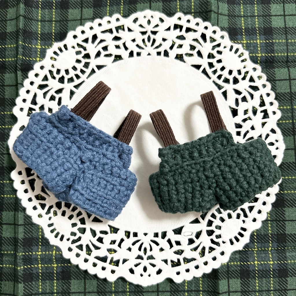 サロペットぽこぽこ毛糸Ver　ペアセット