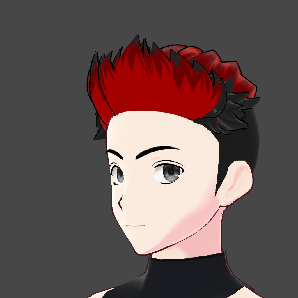 (vroid) hair spiked preset ( multiple colour )