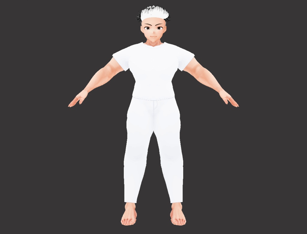 (vroid) Muscle bodysuit ( with textures)