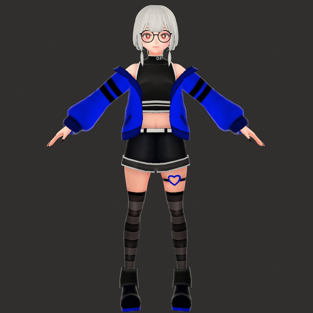 (VROID) Female Anime Outfit #1 (multiple colour)
