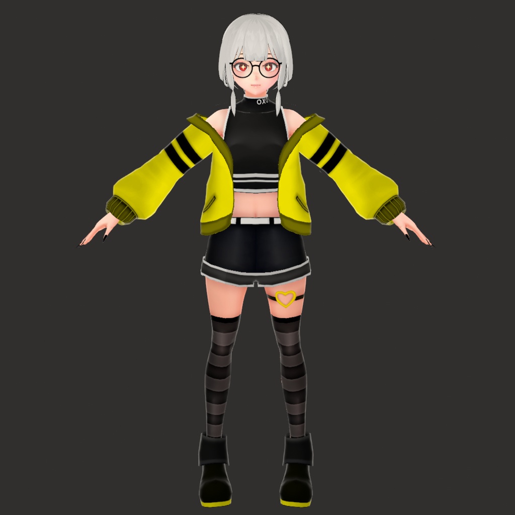 (VROID) Female Anime Outfit #1 (multiple colour)