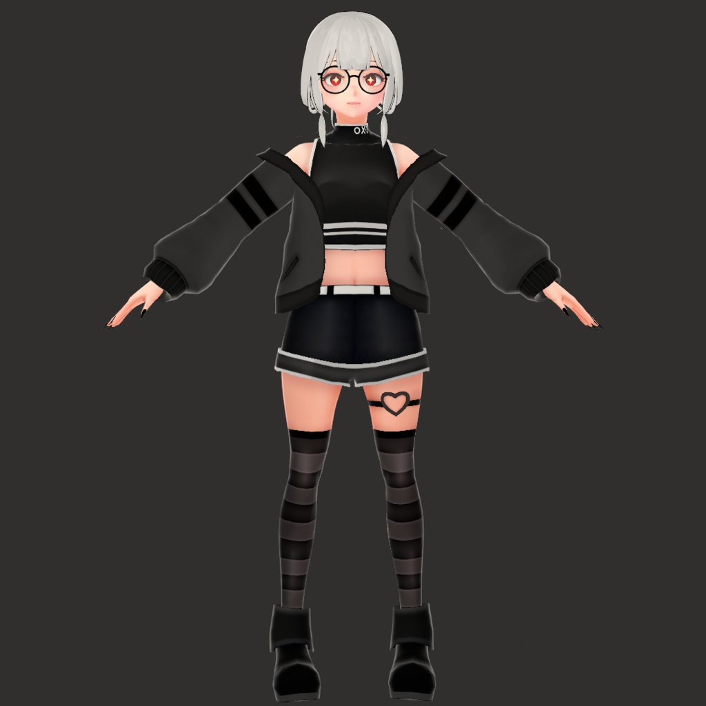 (VROID) Female Anime Outfit #1 (multiple colour)