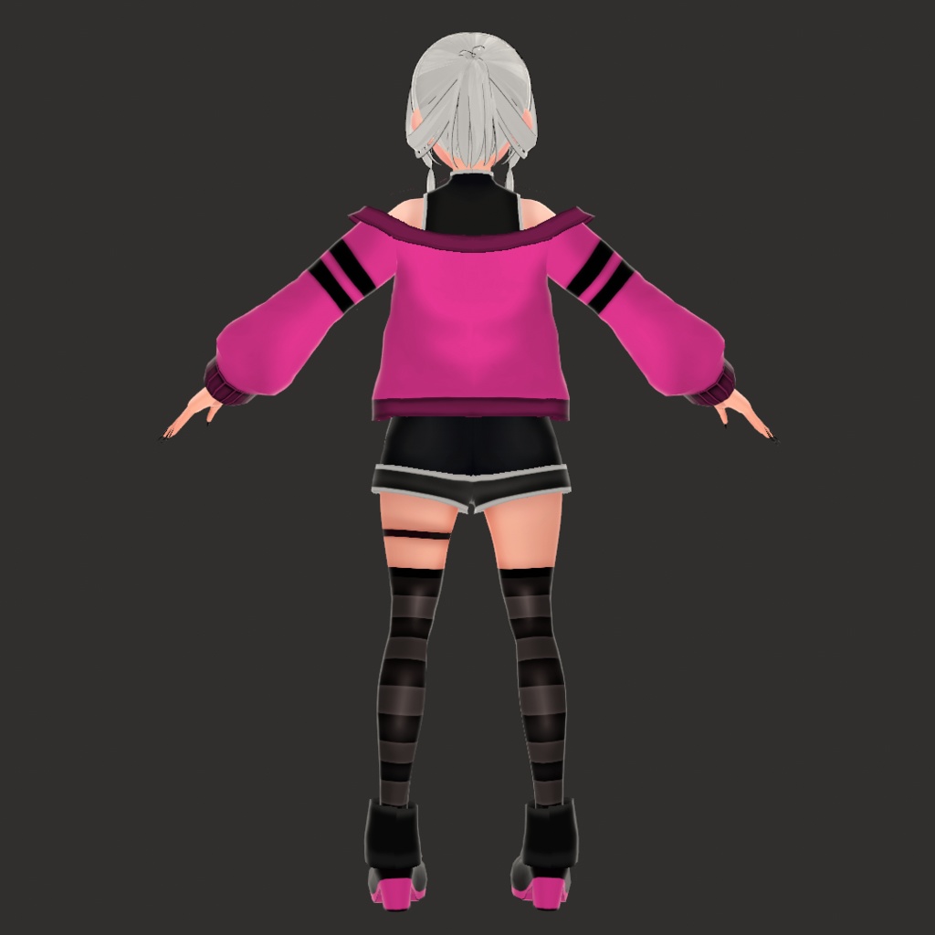 (VROID) Female Anime Outfit #1 (multiple colour)