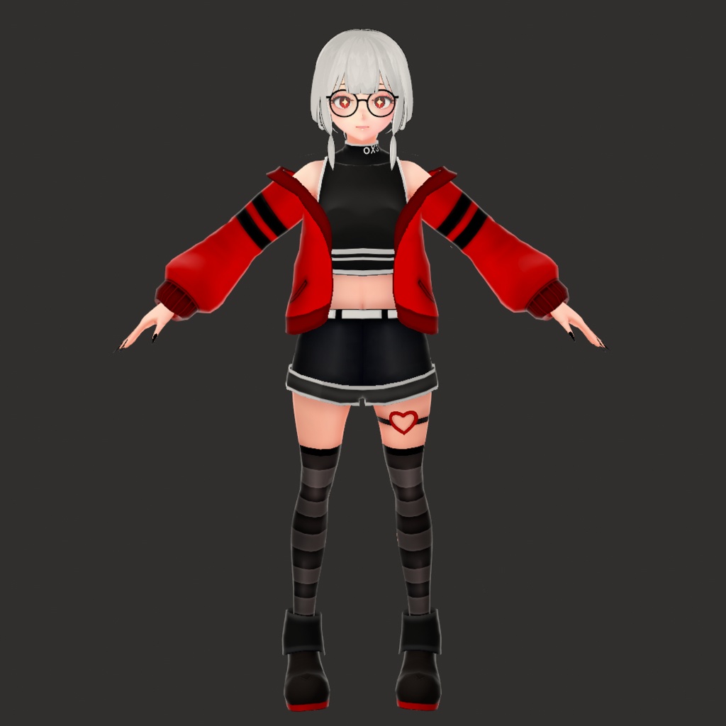 (VROID) Female Anime Outfit #1 (multiple colour)