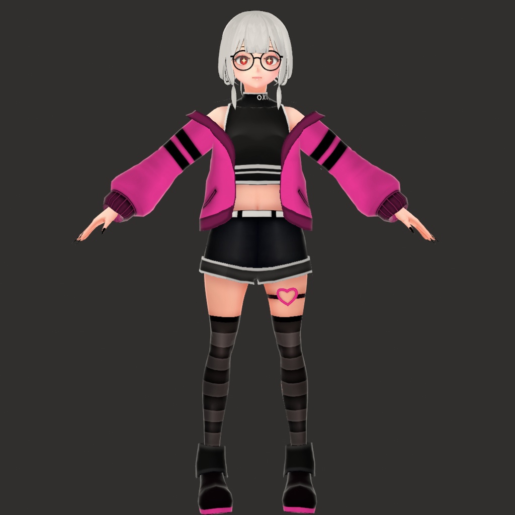 (VROID) Female Anime Outfit #1 (multiple colour)