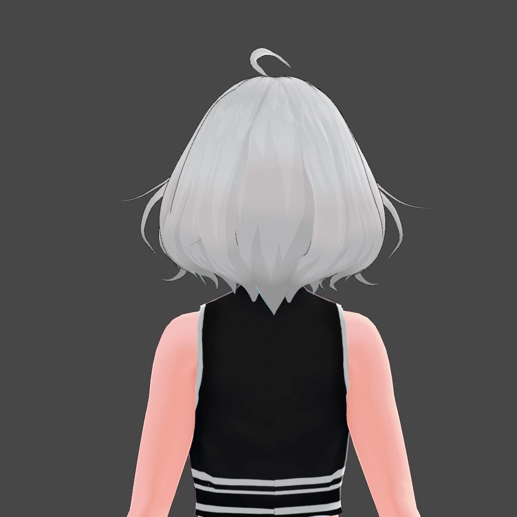 (vroid) hair female preset #4 (multiple colour)