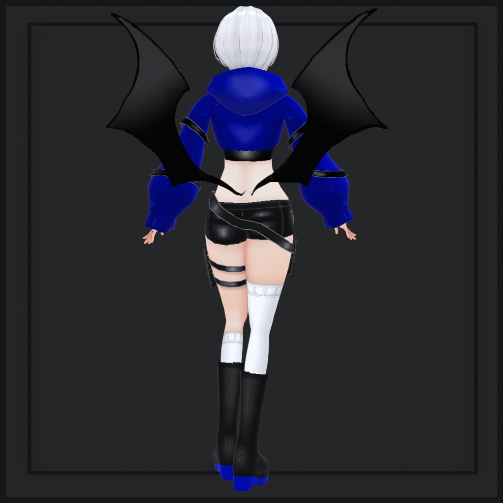 (vroid) Female Cyber Outfits (multiple colour)