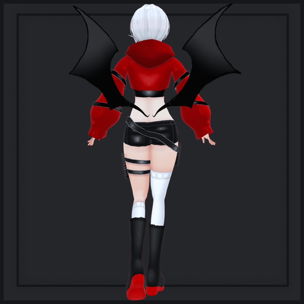 (vroid) Female Cyber Outfits (multiple colour)
