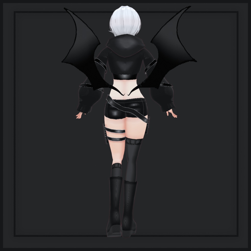 (vroid) Female Cyber Outfits (multiple colour)
