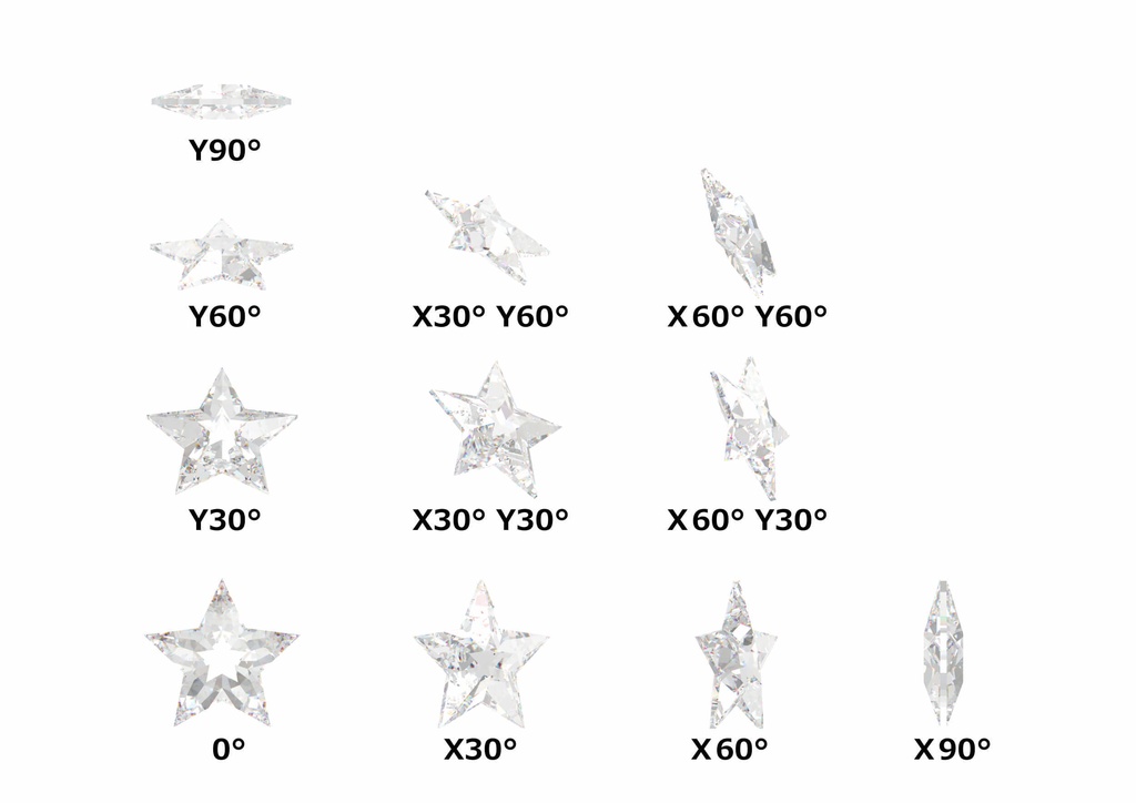 【95%OFF!!】ダイヤとトパーズの正面 0°~各90°の画像素材集【時短】