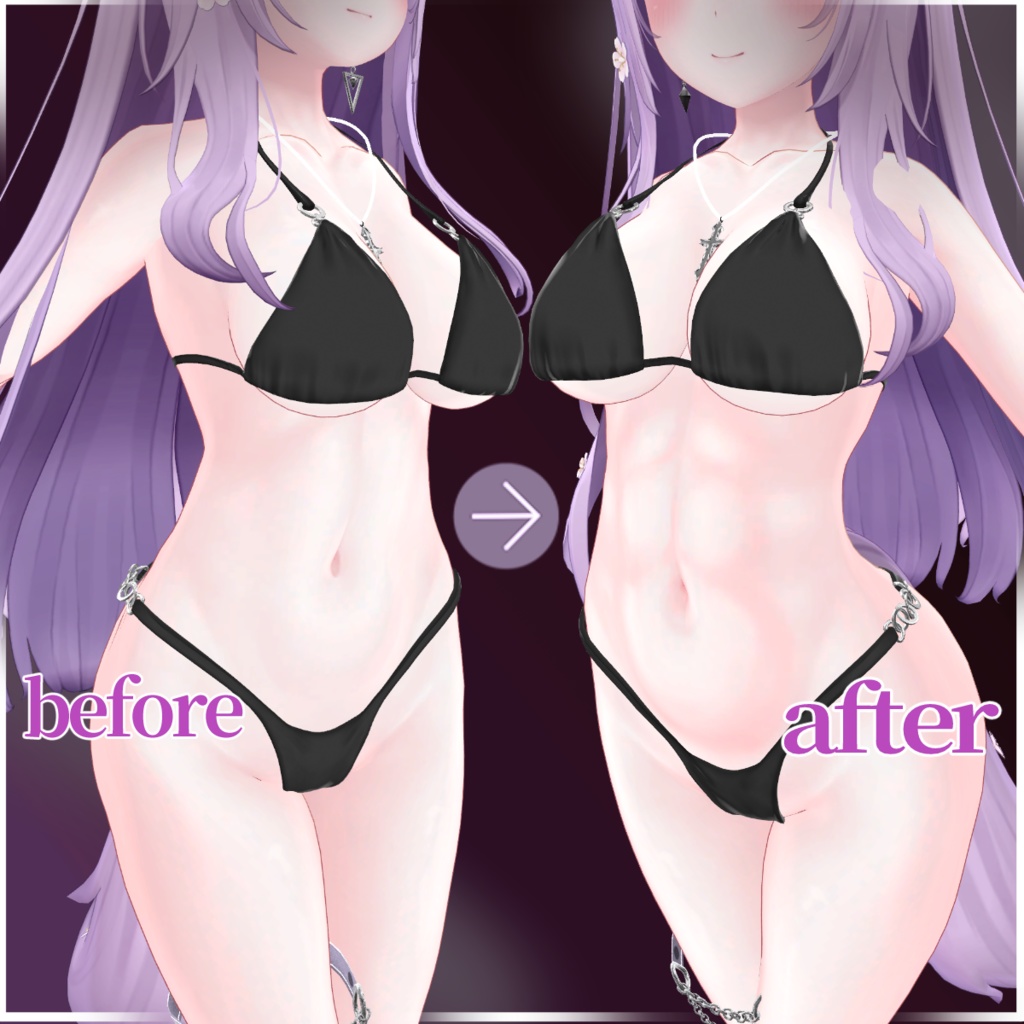 【萌用】腹筋テクスチャ