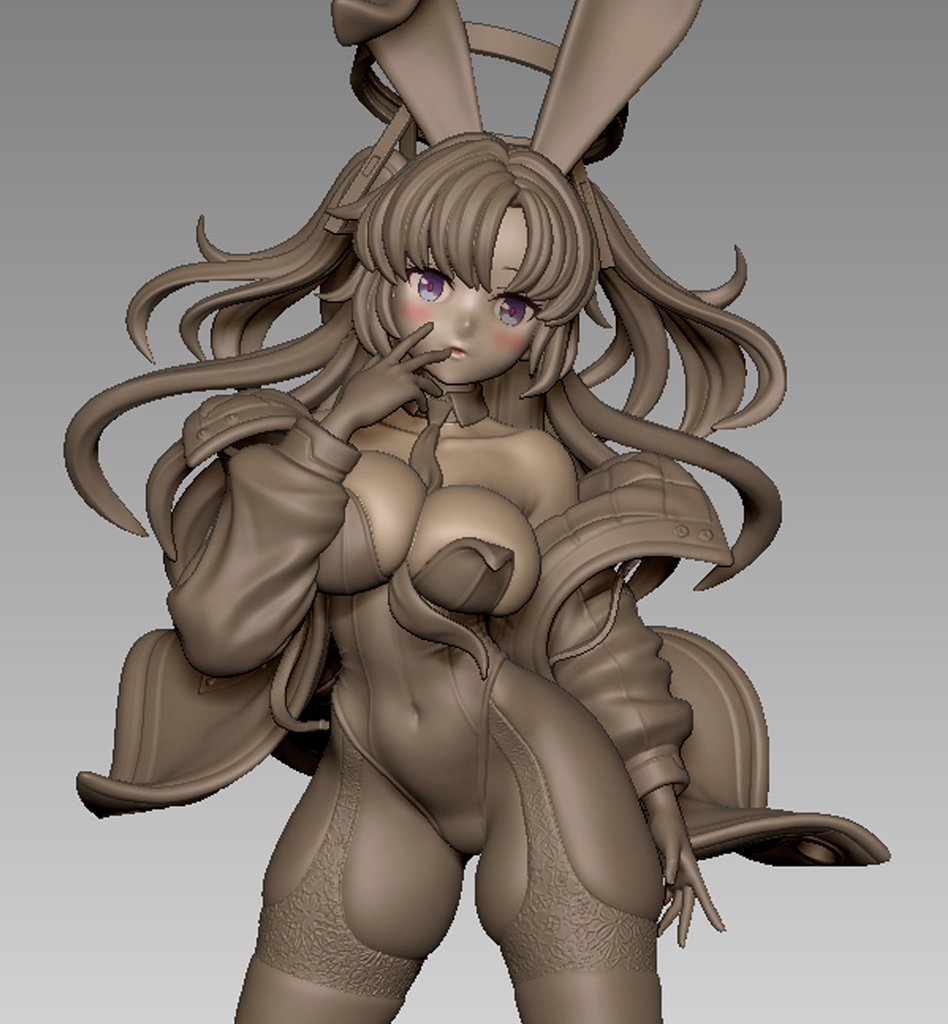 『完売』ブルーアーカイブ 早瀬ユウカ バニーガール Ver. ガレージキット