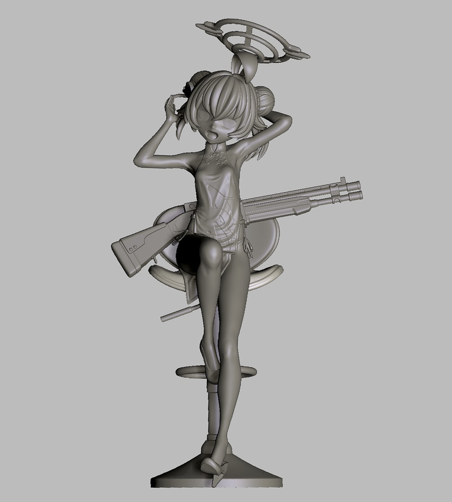 ブルーアーカイブ 小鳥遊ホシノ チャイナドレスver. ガレージキット フィギュア