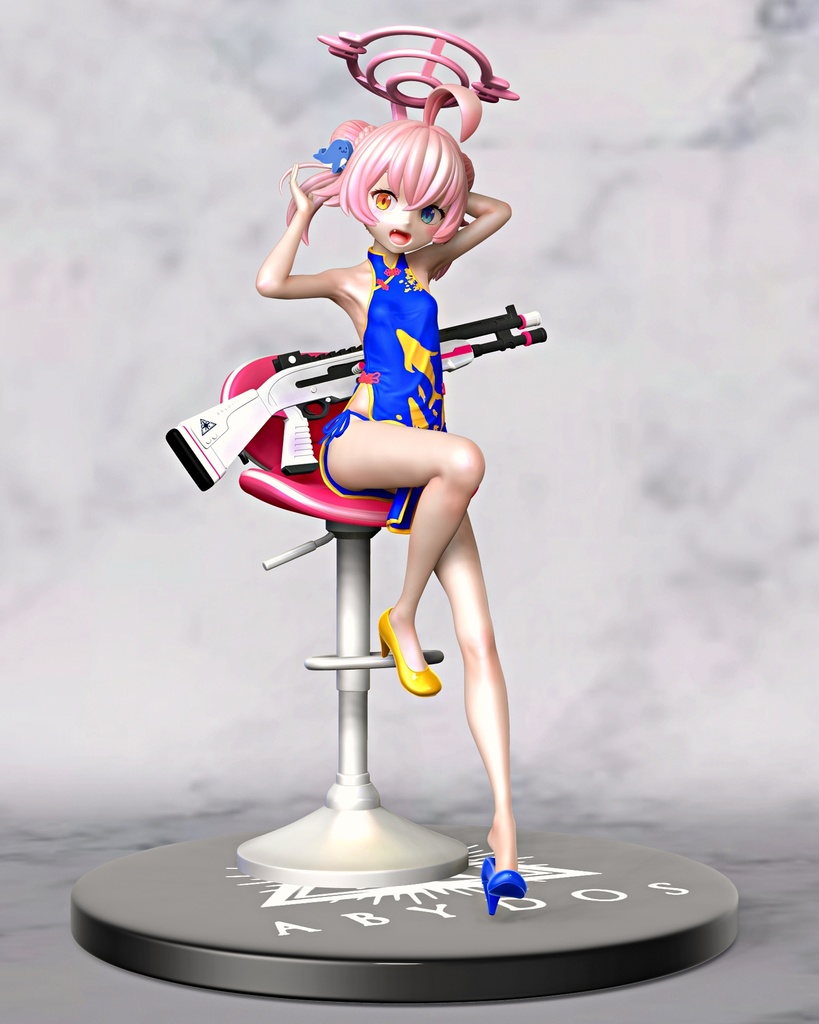 ブルーアーカイブ 小鳥遊ホシノ チャイナドレスver. ガレージキット フィギュア