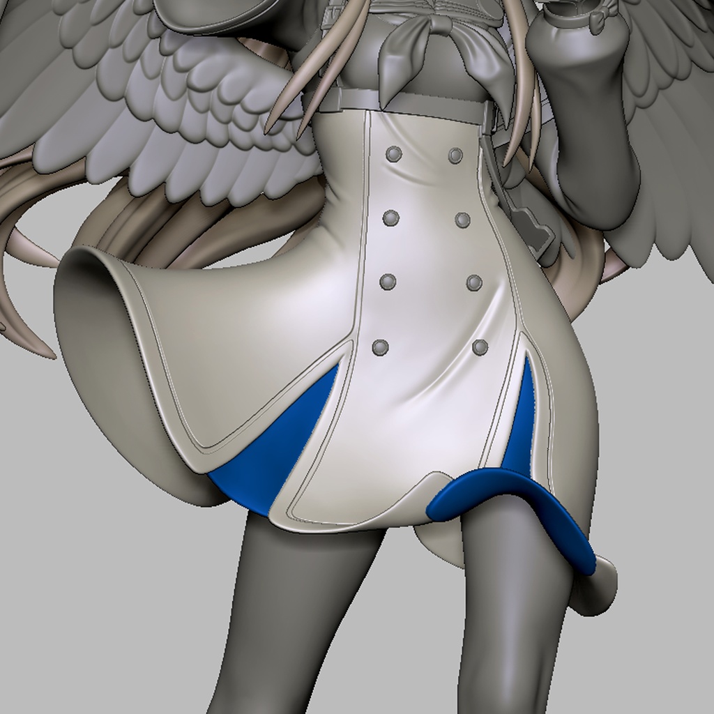 『終売』ブルーアーカイブ 桐藤ナギサ ガレージキット フィギュア