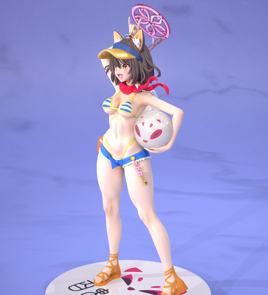 ブルアカ 久田イズナ むっちり太ももver. ガレージキット フィギュア