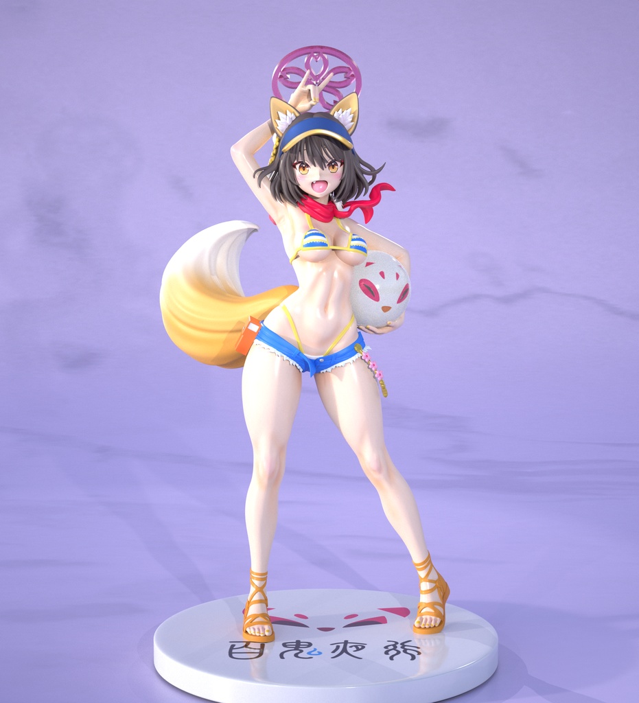 ブルアカ 久田イズナ むっちり太ももver. ガレージキット フィギュア