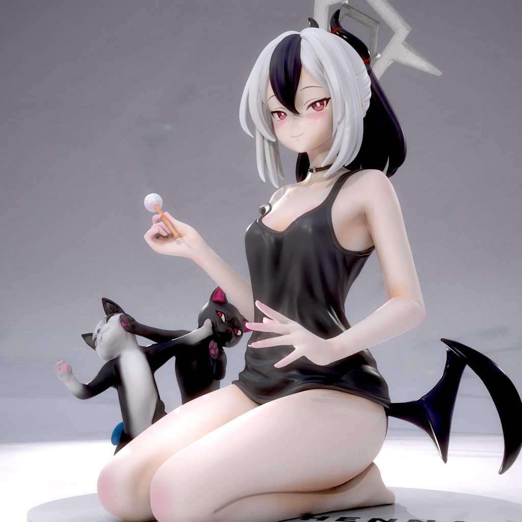 Blue Archive 鬼方カヨコ 耳かきver. ガレージキット フィギュア