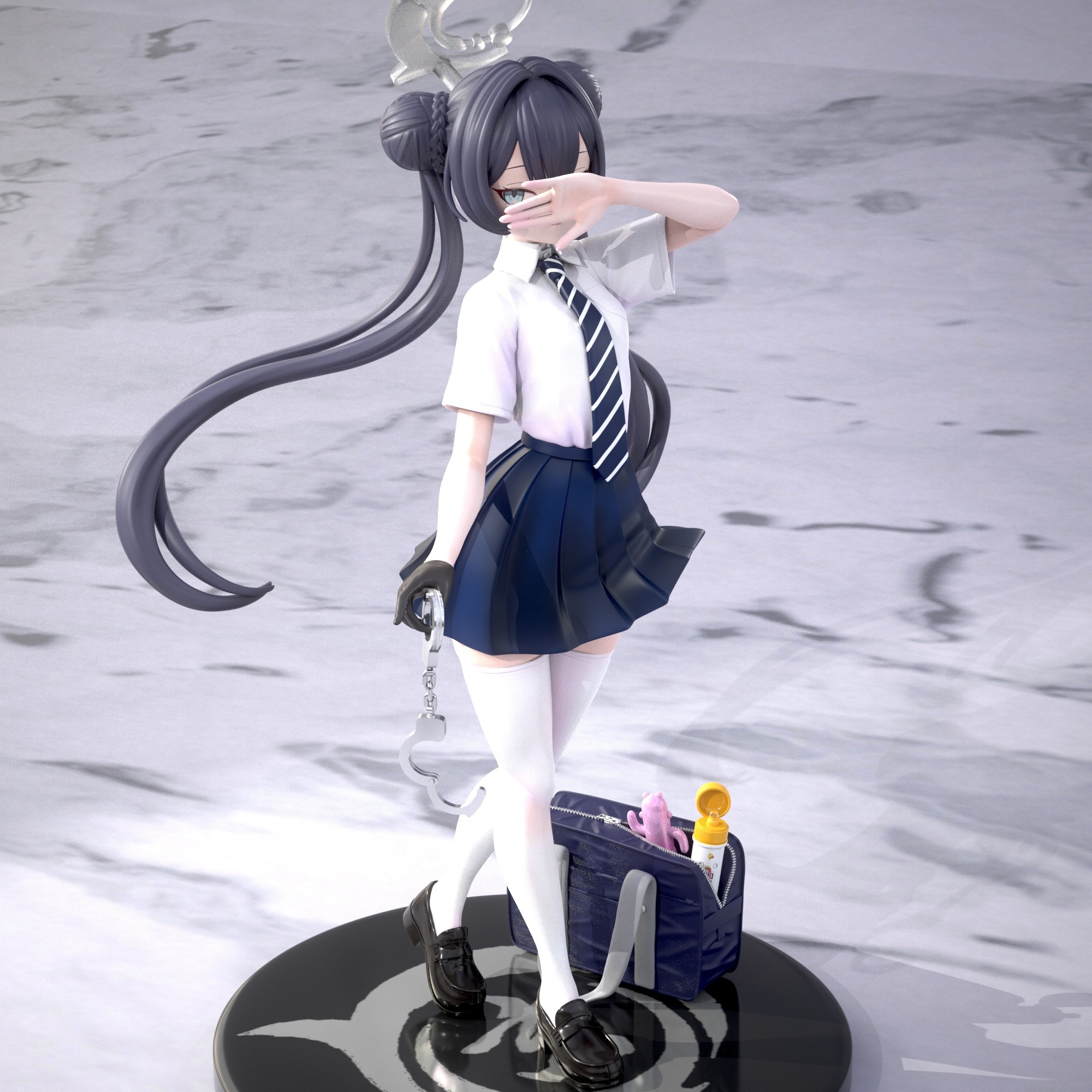 『終売』Blue Archive 竜華キサキ 制服ver. ガレージキット フィギュア - ukiwazaiku - BOOTH