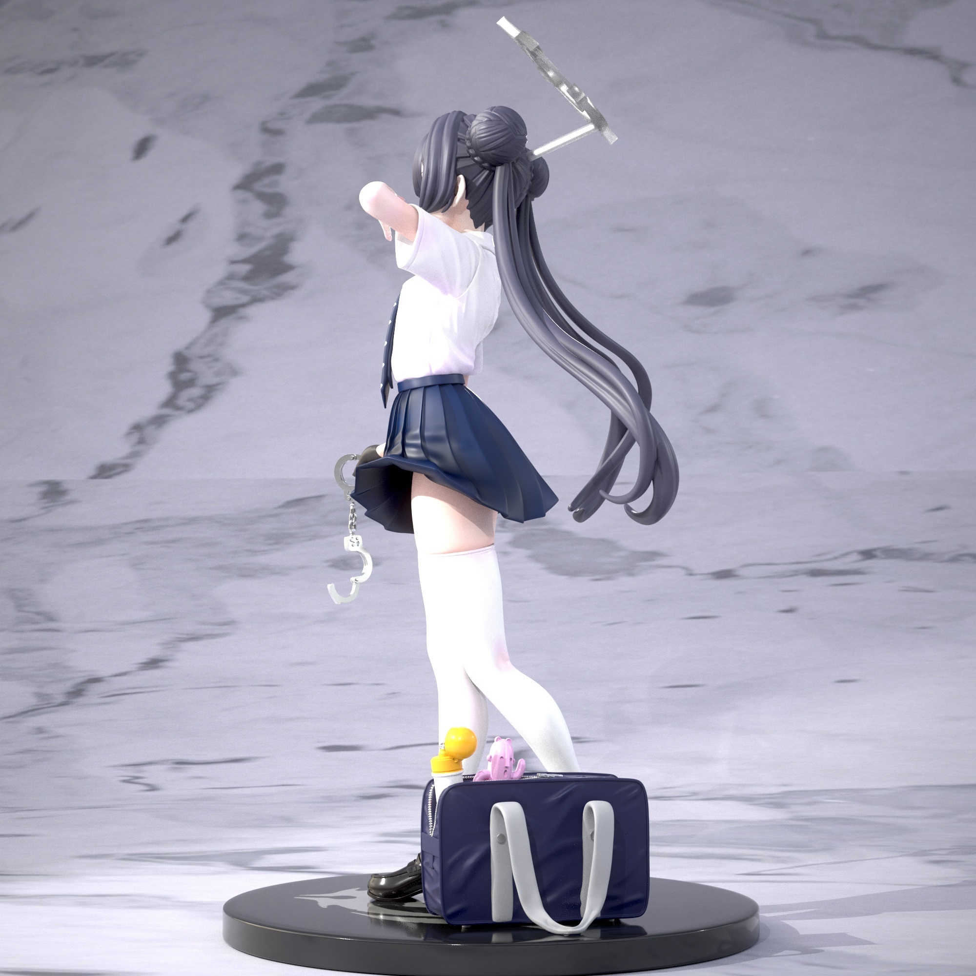 『終売』Blue Archive 竜華キサキ 制服ver. ガレージキット フィギュア - ukiwazaiku - BOOTH