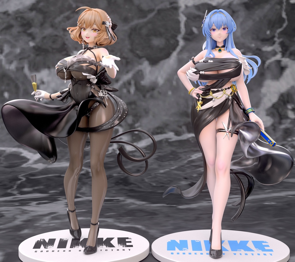 勝利の女神ニケ　ノワール　ガレージキット　国内正規品 Amazon.co.jp: 勝利の女神 NIKKE 2体セットブラン ノワール