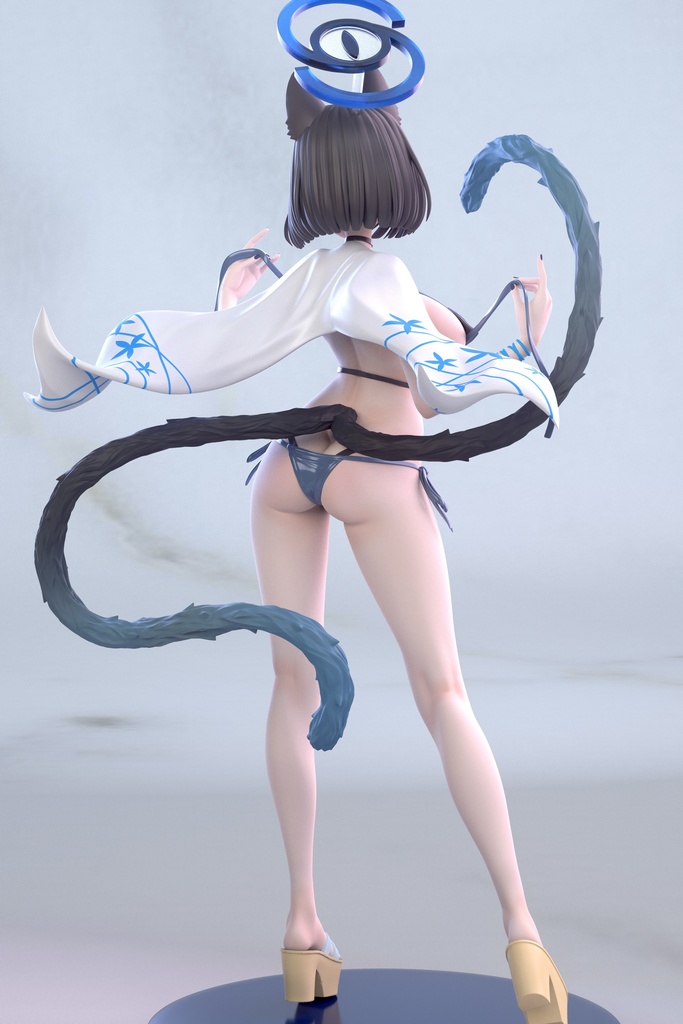 【夏季限定販売】ブルアカ 桐生キキョウ 水着ver. ガレージキット フィギュア