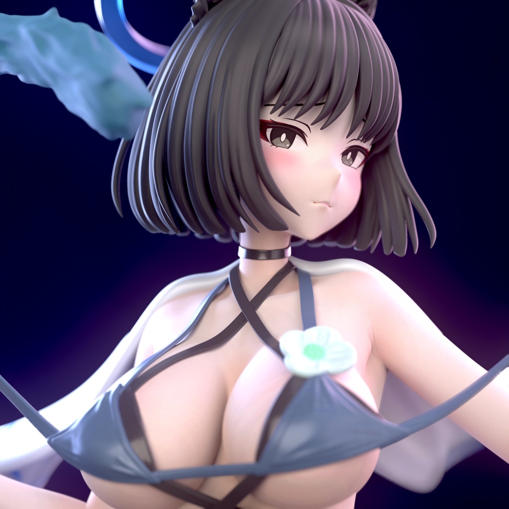 【夏季限定販売】ブルアカ 桐生キキョウ 水着ver. ガレージキット フィギュア