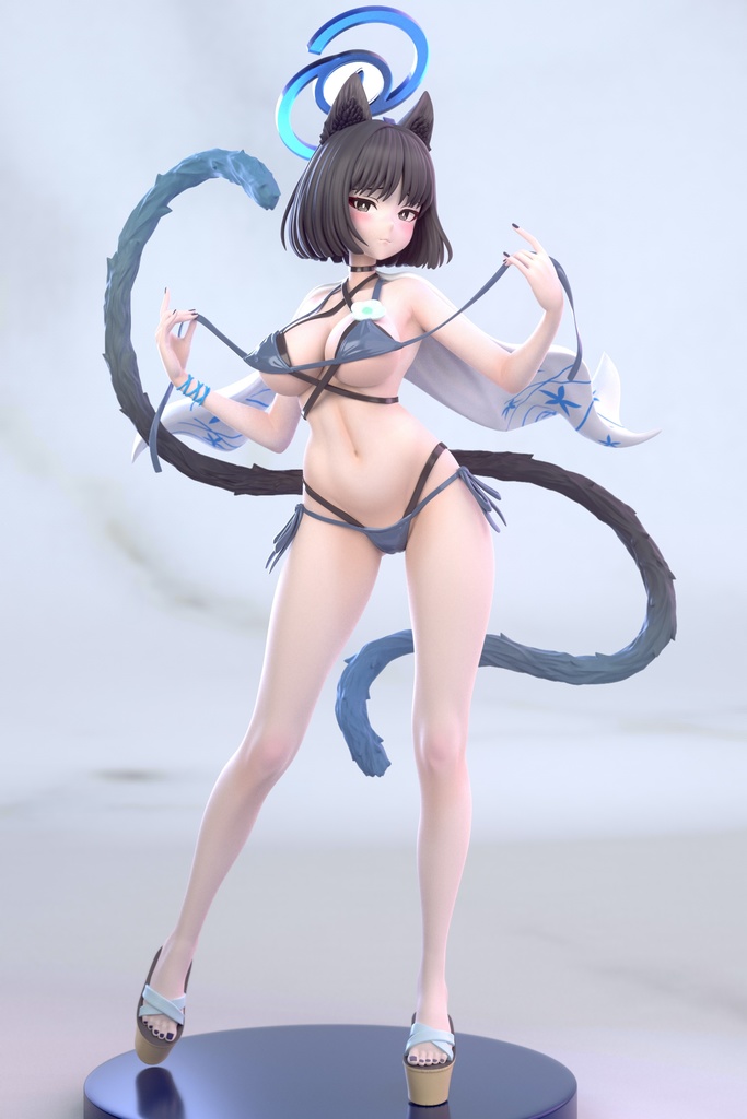 【夏季限定販売】ブルアカ 桐生キキョウ 水着ver. ガレージキット フィギュア