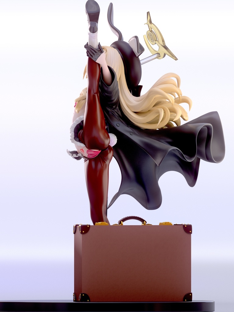 『ブルーアーカイブ ニヤニヤ教授 逆バニーver.』ガレージキット フィギュア