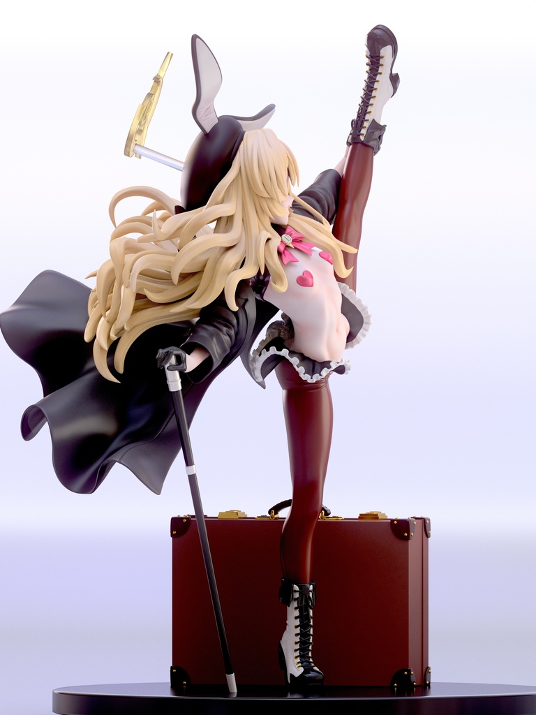 『ブルーアーカイブ ニヤニヤ教授 逆バニーver.』ガレージキット フィギュア