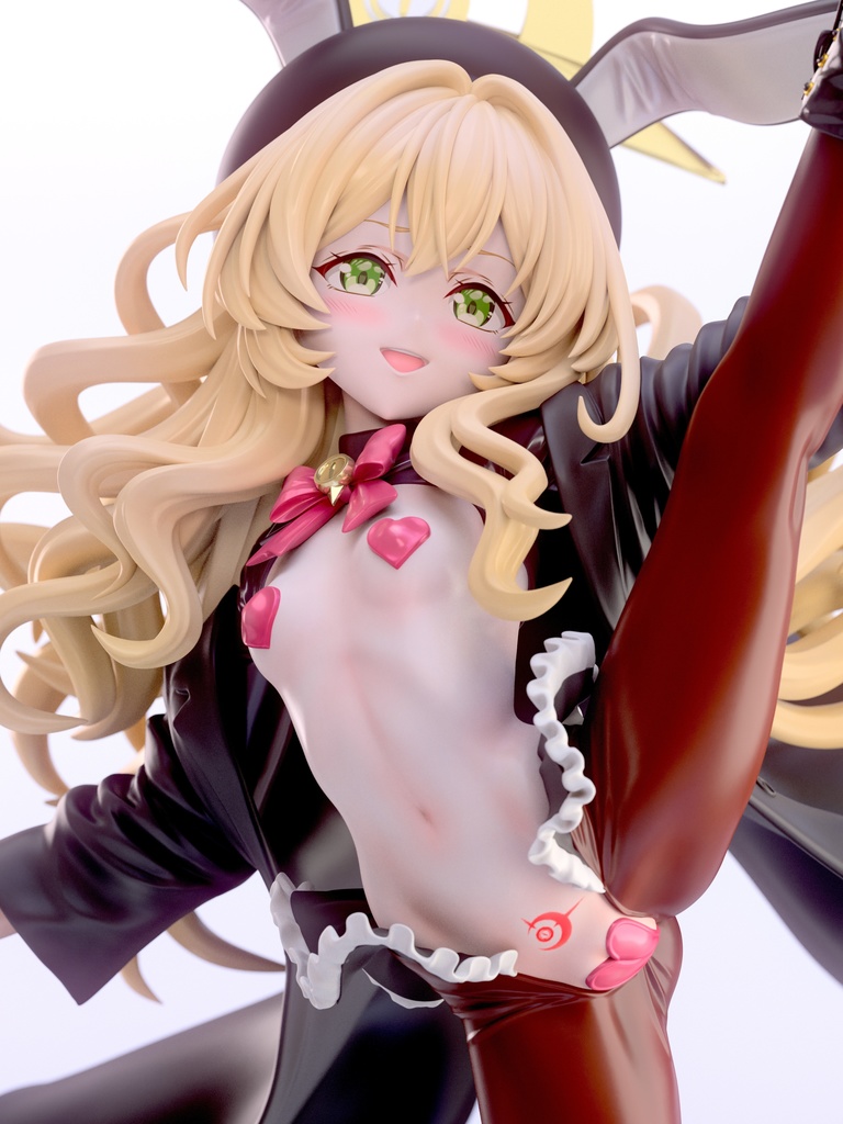 『ブルーアーカイブ ニヤニヤ教授 逆バニーver.』ガレージキット フィギュア