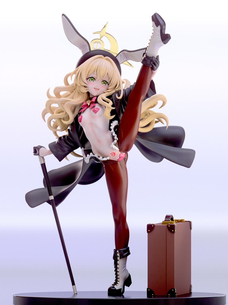 『ブルーアーカイブ ニヤニヤ教授 逆バニーver.』ガレージキット フィギュア