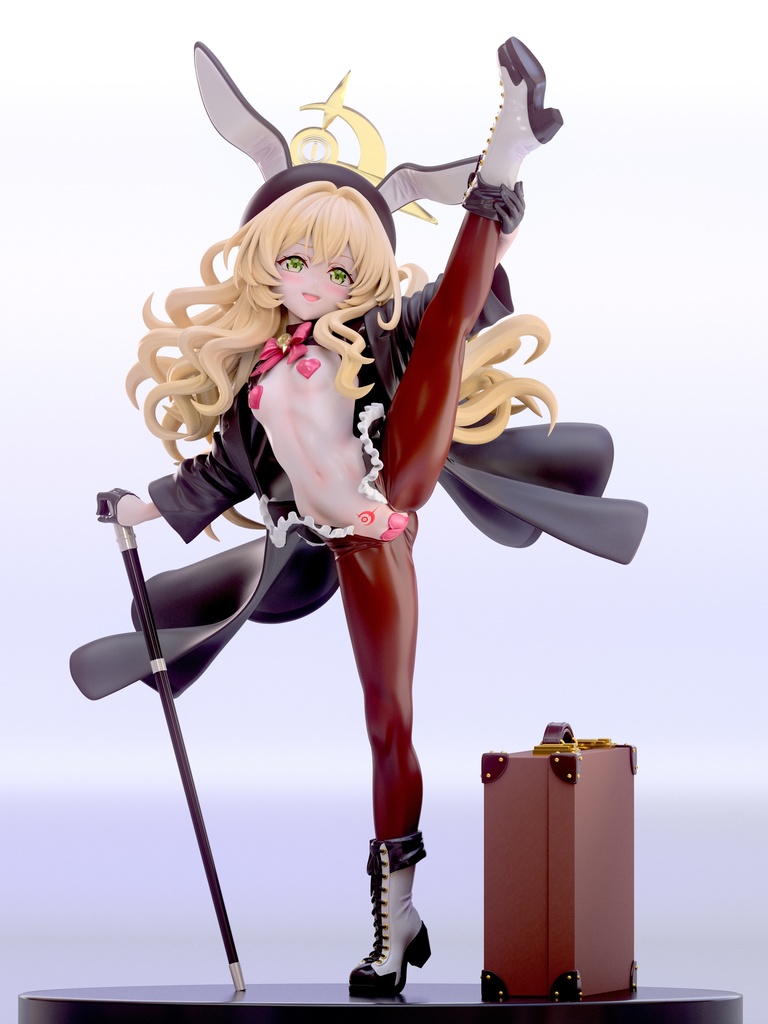 『ブルーアーカイブ ニヤニヤ教授 逆バニーver.』ガレージキット フィギュア