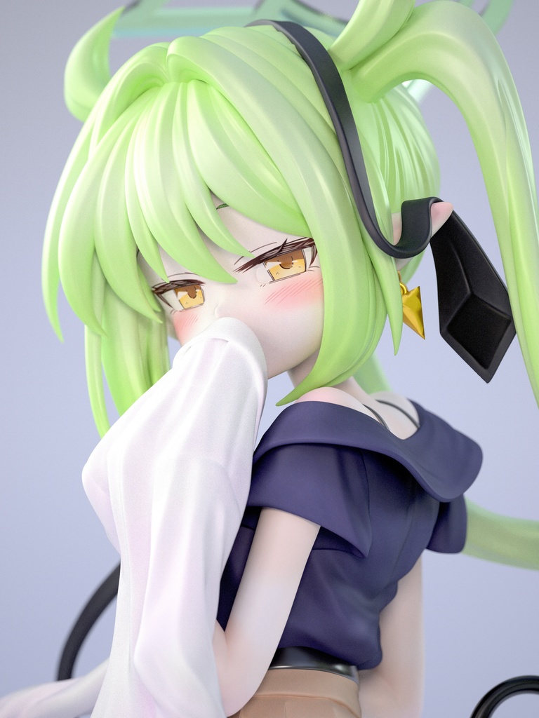 『特別価格』ブルーアーカイブ 橘ノゾミ シャツ吸いver. ガレージキット フィギュア