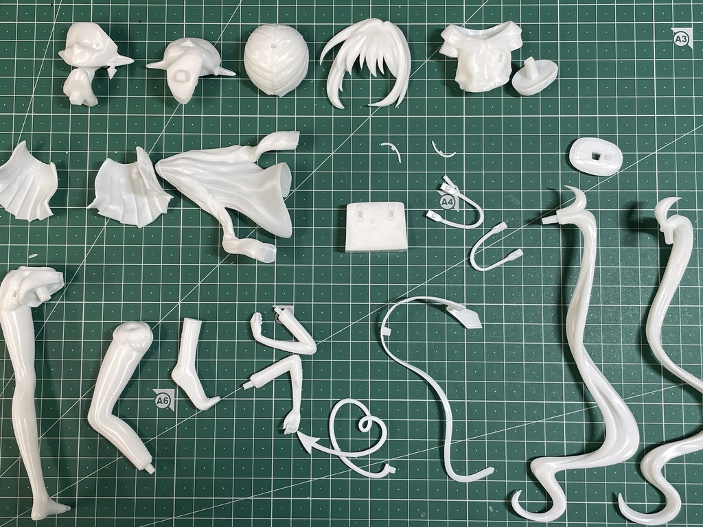 3Dプリンター出力品 サポート除去サービス