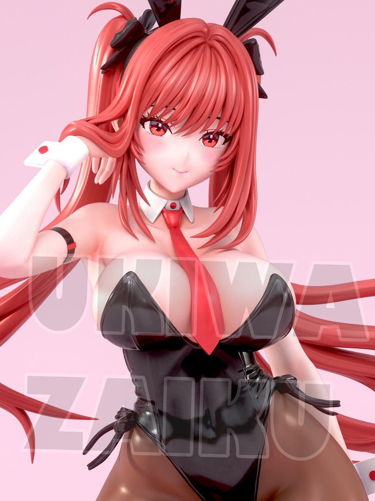 6月10日18時より特別価格で販売開始『勝利の女神：NIKKE』ラピ レッドフード バニーガールver.（ツインテール） ガレージキット　フィギュア