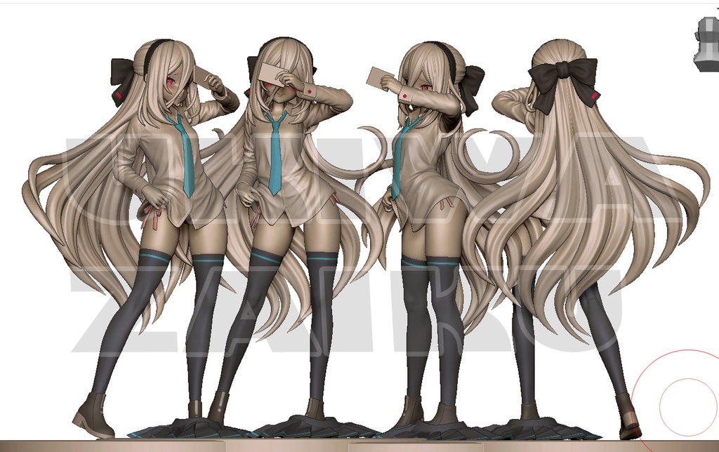 『ブルーアーカイブ 天童ケイ 有明の女王 その後の姿ver.』ガレージキット フィギュア