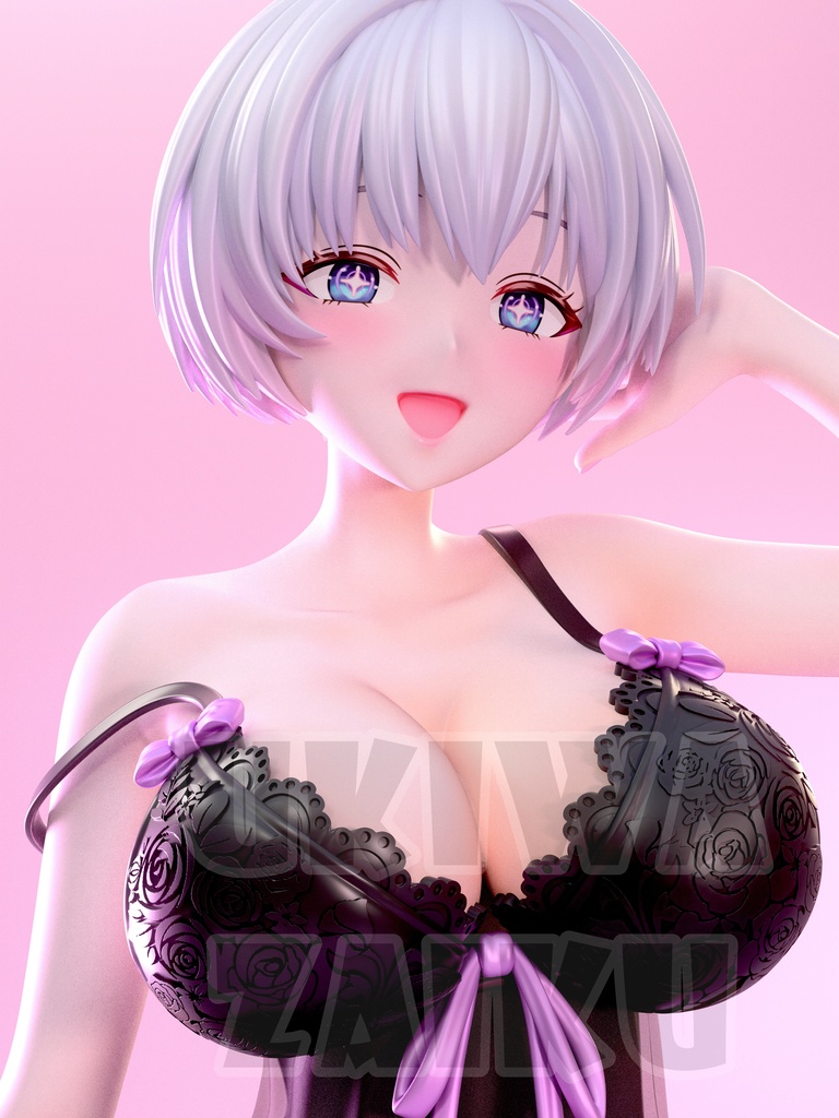 『勝利の女神：NIKKE』ほろ酔い リリーバイス　ナイトガウンver. ガレージキット　フィギュア