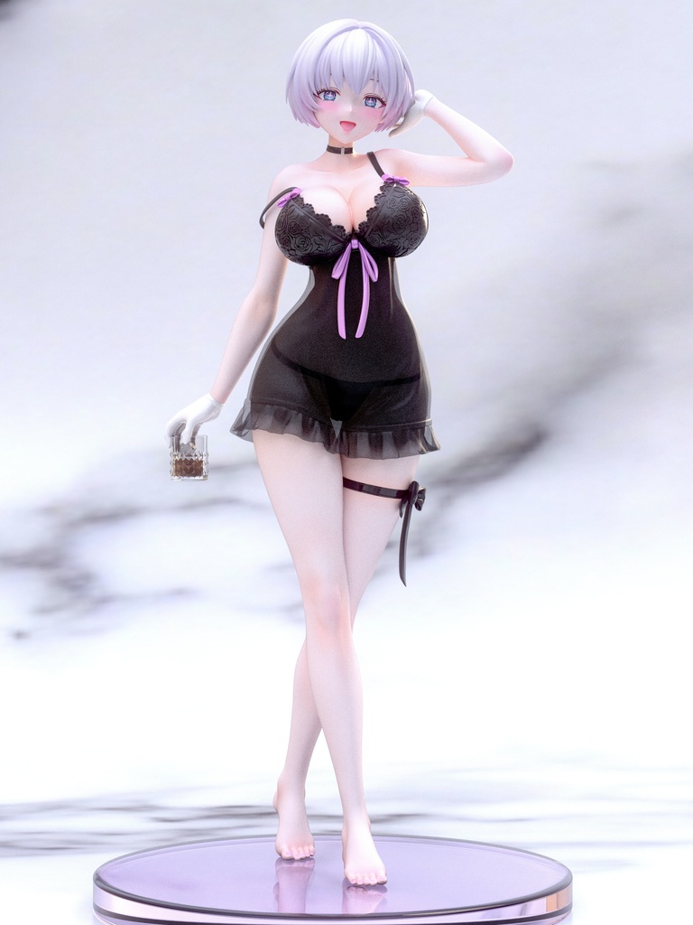 『勝利の女神:NIKKE』ほろ酔い リリーバイス ナイトガウンver. ガレージキット フィギュア